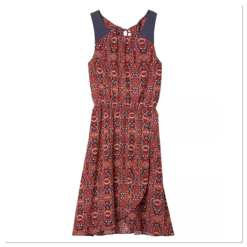 Athleta Navy and Red dress. EUC reposh Size L